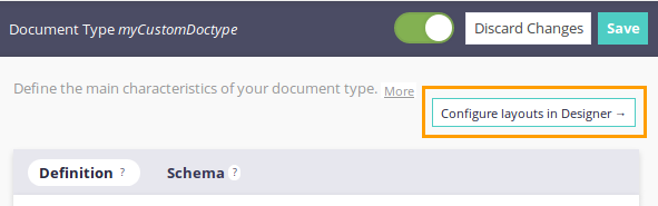 Configure Layouts