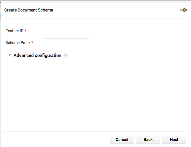 Create schema