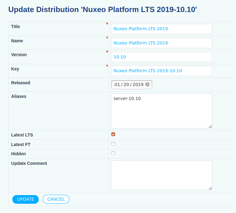 Explorer Distribution Update