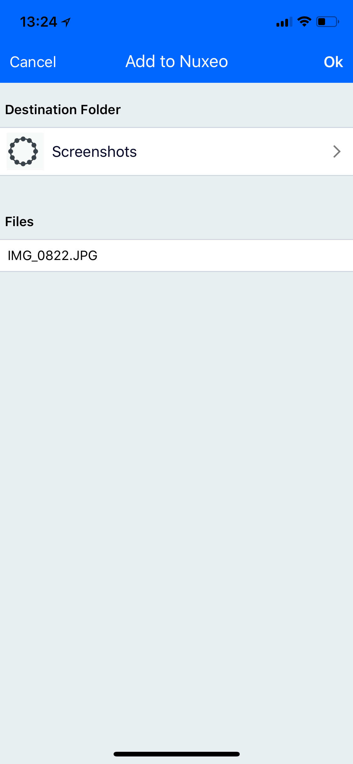 Mobile Capture Folder Done