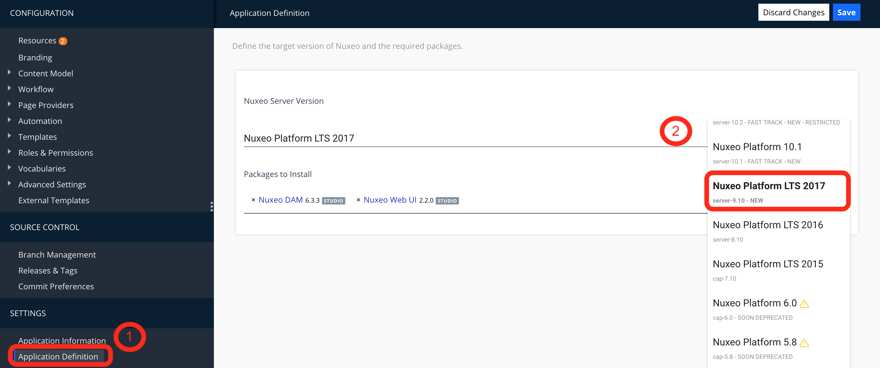 Application Definition Modeler detailed